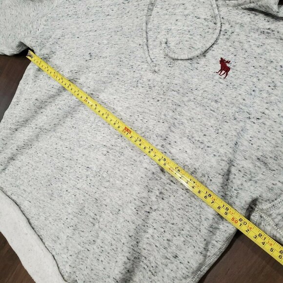Abercrombie & Fitch Womens A&F Soft FLEECE Pullover Hoodie GRAY Sze MEDIUM - Picture 8 of 10